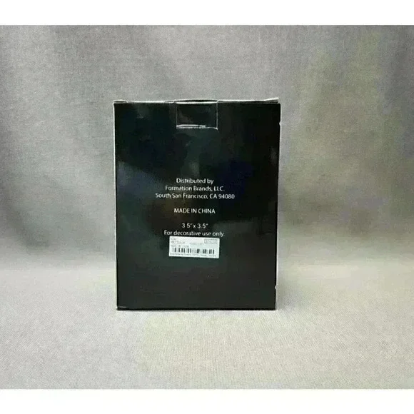 Christmas Ornament 3.5" Glass Ball - Charming Charlie White Christmas / Red Wine - Picture 5 of 6